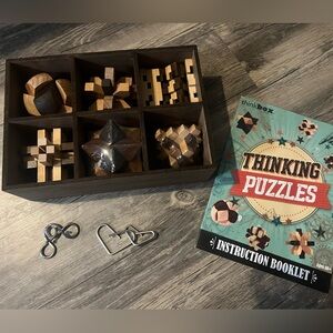 Wooden Thinking Puzzles Set